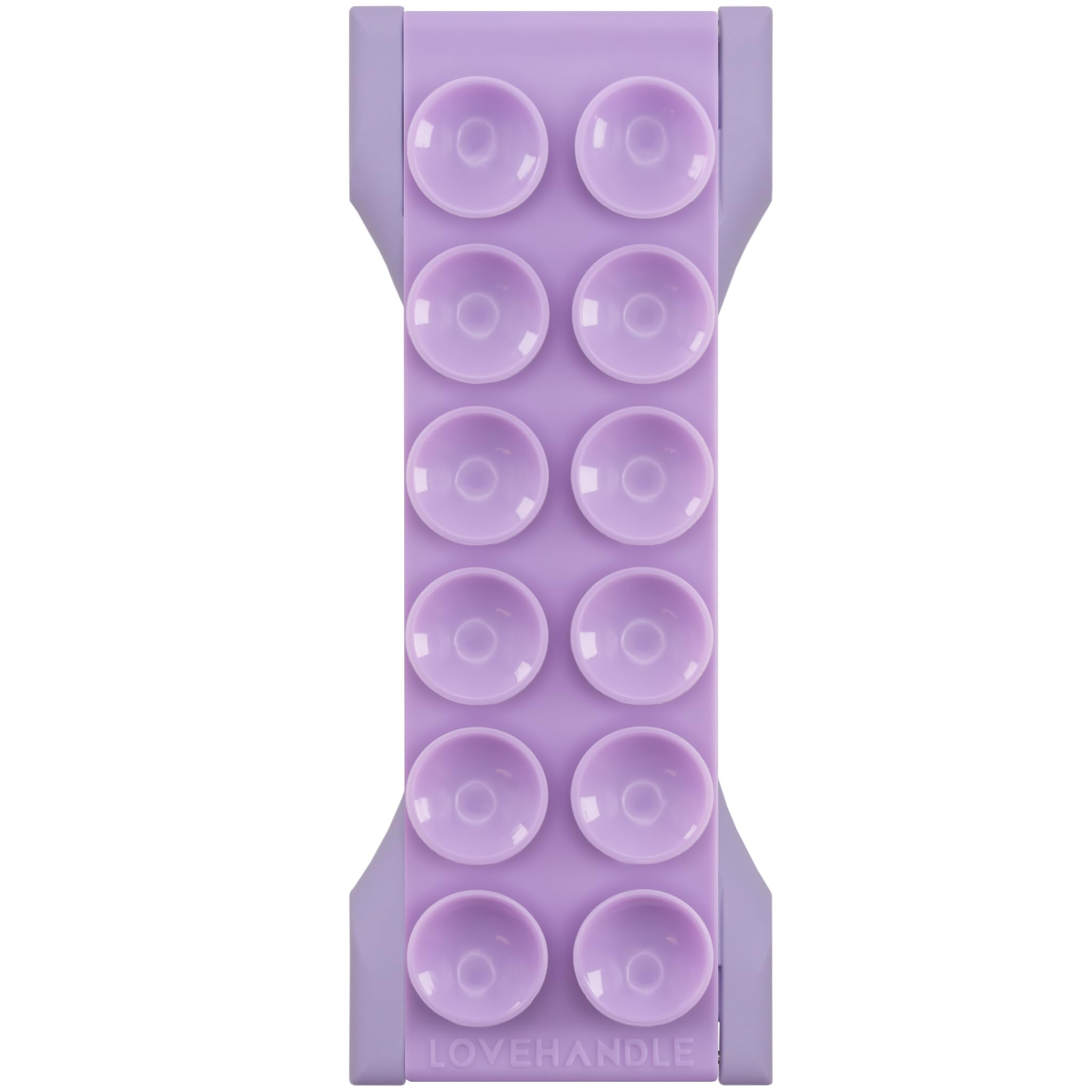 LOVEHANDLE PRO Premium Phone Grip - Suction Strap - Strong Grip Holder - Hands Free - Magnetic Phone Mount and Kickstand for Smartphone and Tablet – Lavender Suction - Image 4