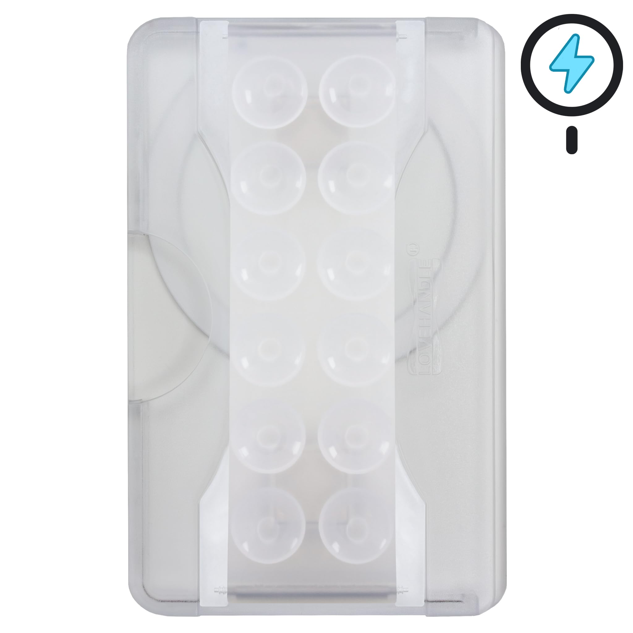 LOVEHANDLE Suction Phone Wallet with Kickstand and Adapter Ring for MagSafe - Magnetic Card Holder -Wireless Charging Compatible - Strong Suction Grip & Hands-Free Wallet - Clear Suction - Image 4