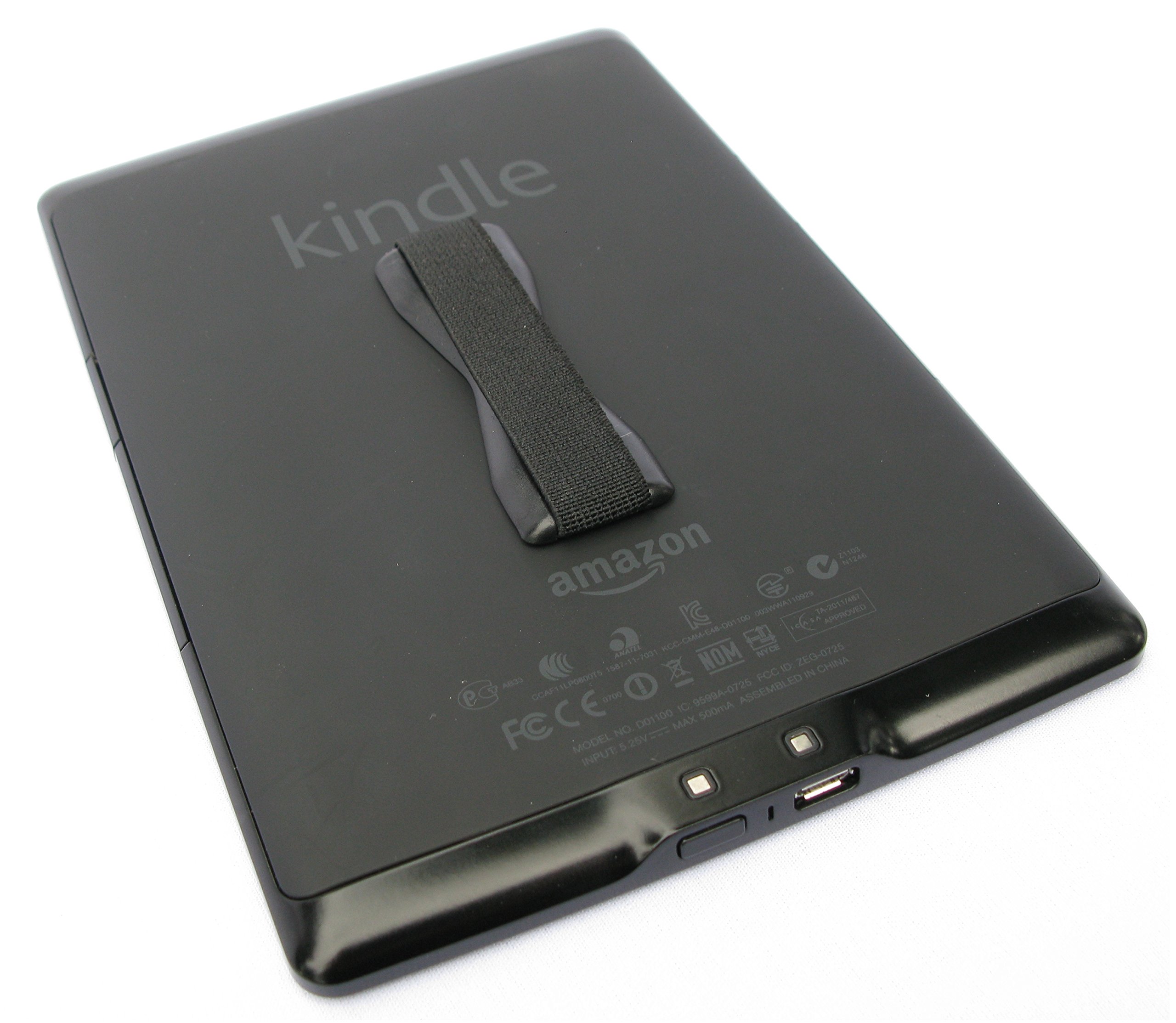 LOVEHANDLE Tablet/XL Grip for Most Tablets and Large Smartphones, Black and Mauve Rose Elastic Strap Finger Grip with Black Base (LHT-01-BLK-ROSE, Pack of 2) - Image 5